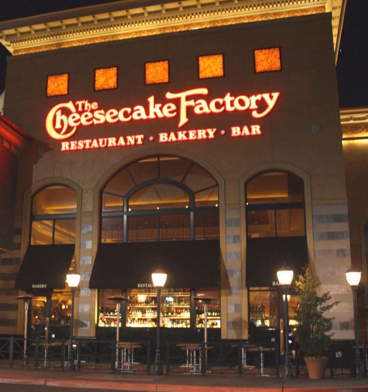 Winward Lakes Cheesecake factory